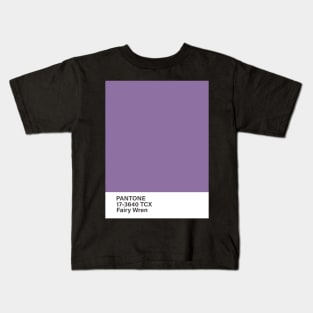 pantone 17-3640 TCX Fairy Wren, purple Kids T-Shirt